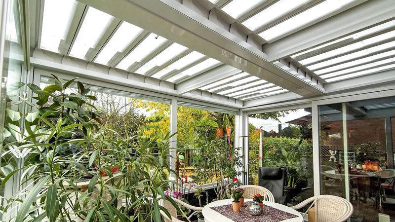 Terrassenüberdachung Glas Premium