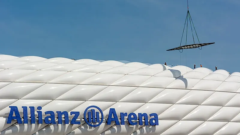 FLEDMEX Lamellendach Allianz Arena in München