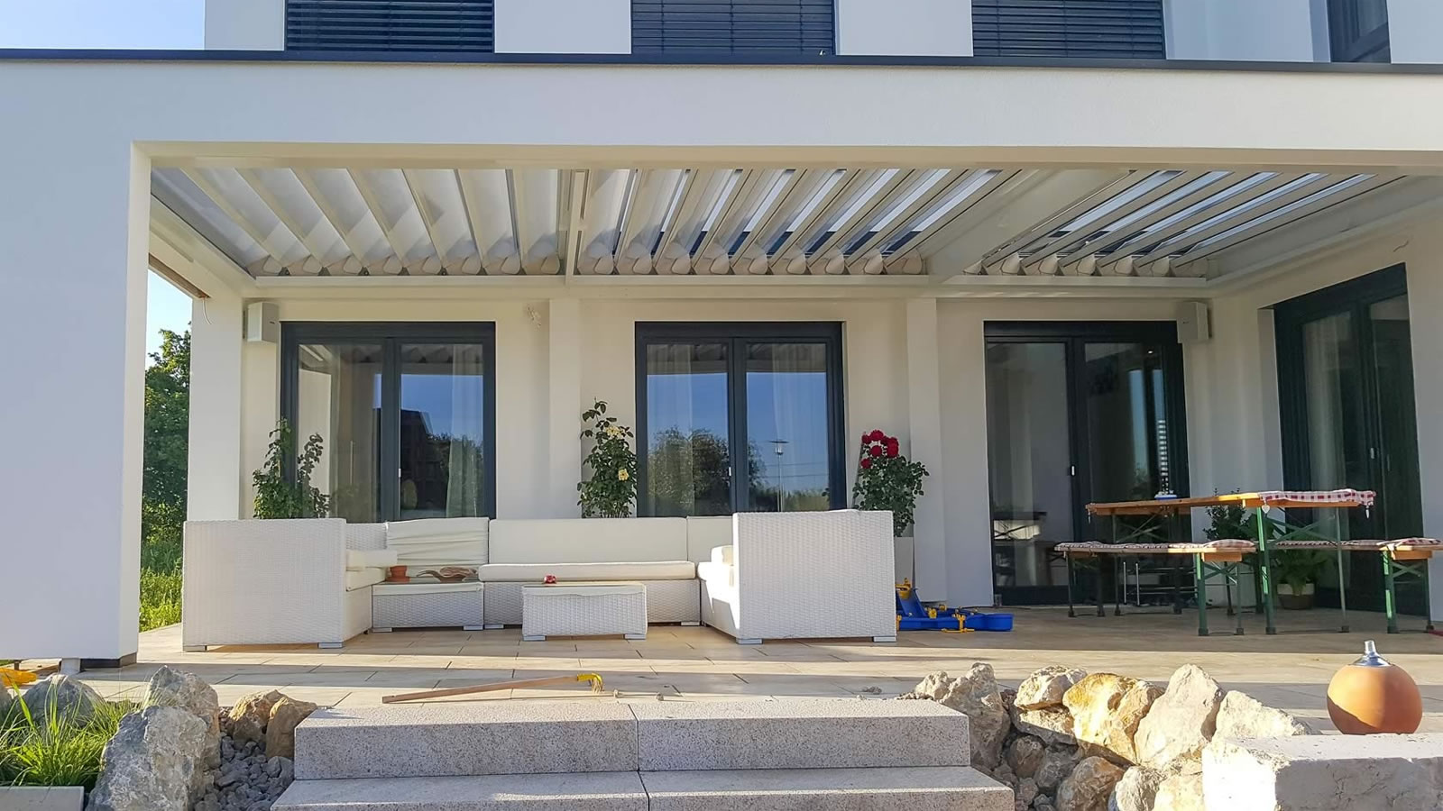 Fledmex Terrassenüberdachung | Lamellendächer direkt vom Hersteller.